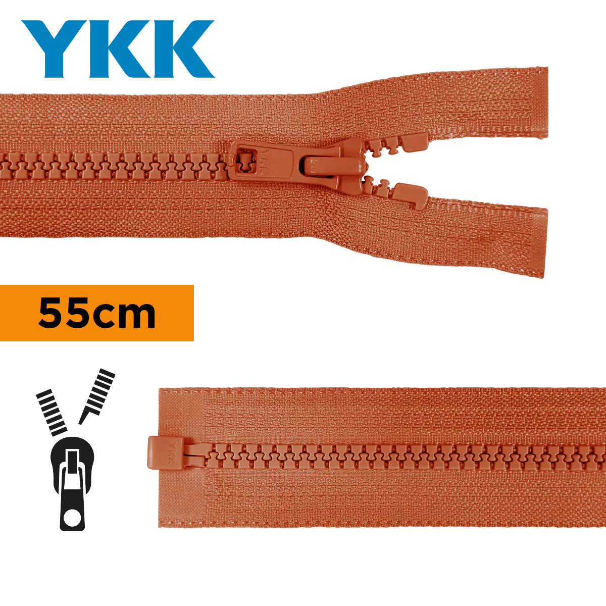 TIRETTE 50CM NYLON DETACHABLE YKK