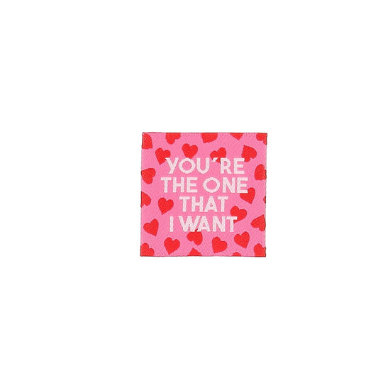 Etiquette "You're the one"