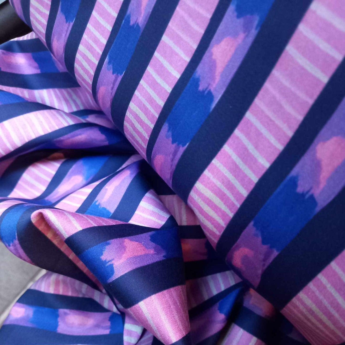 SATIN DE COTON NERIDA HANSEN DARK COBALT