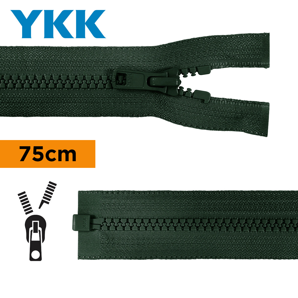 Tirette 75cm séparable nylon