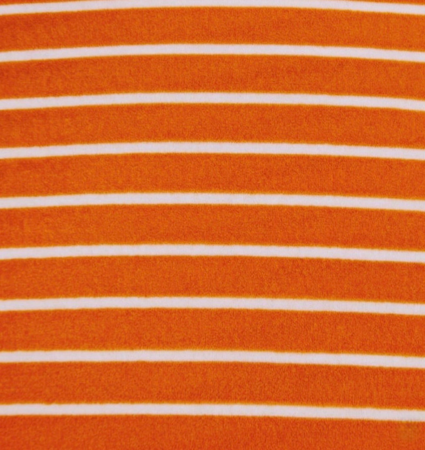 Maille Éponge Tangerine & Ecru