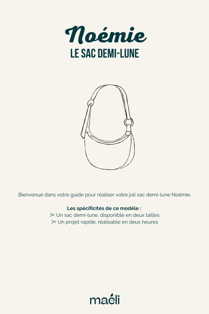 Box couture : Le sac demi-lune