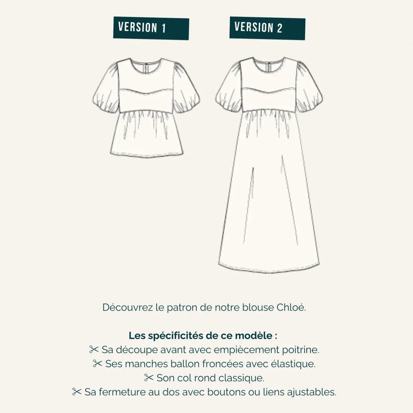 PATRON BLOUSE CHLOé MAELI COUTURE