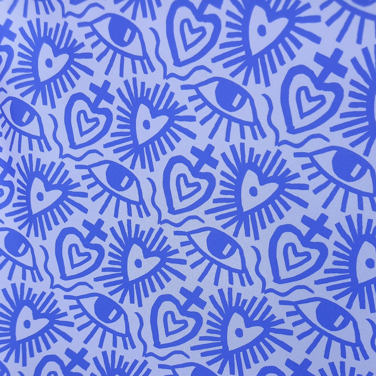 Tissu déperlant Ex voto mauve