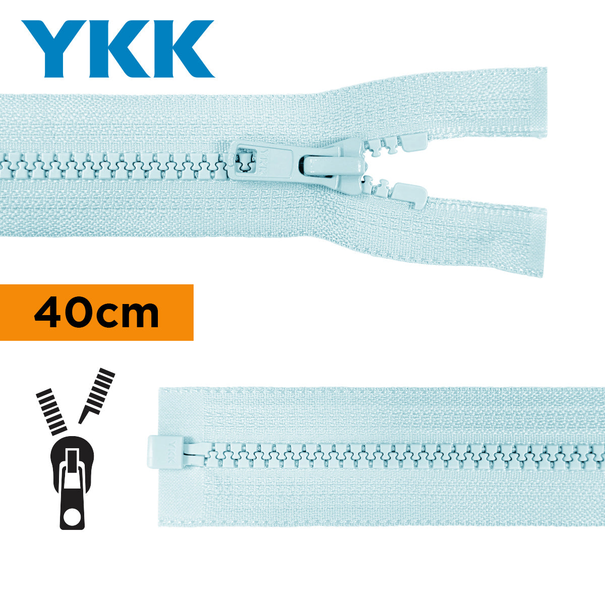 TIRETTE 40CM NYLON DETACHABLE YKK