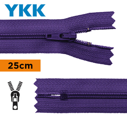 TIRETTE 25CM NYLON NON DETACHABLE YKK