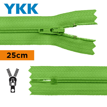 TIRETTE 25CM NYLON NON DETACHABLE YKK