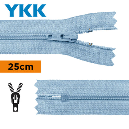 TIRETTE 25CM NYLON NON DETACHABLE YKK