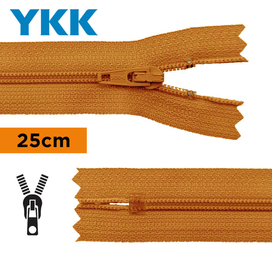 TIRETTE 25CM NYLON NON DETACHABLE YKK