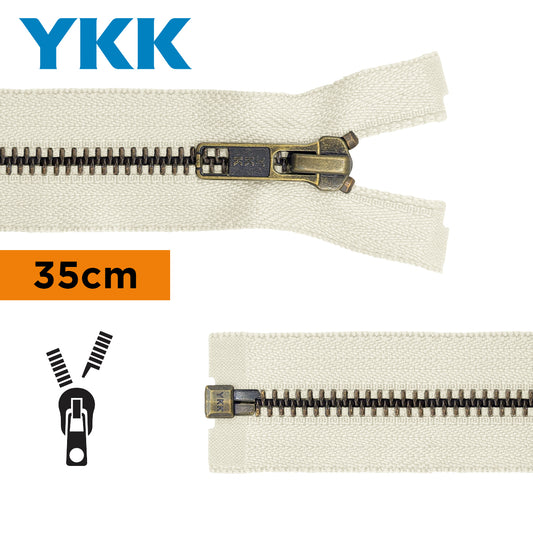 TIRETTE 35CM METAL DETACHABLE YKK