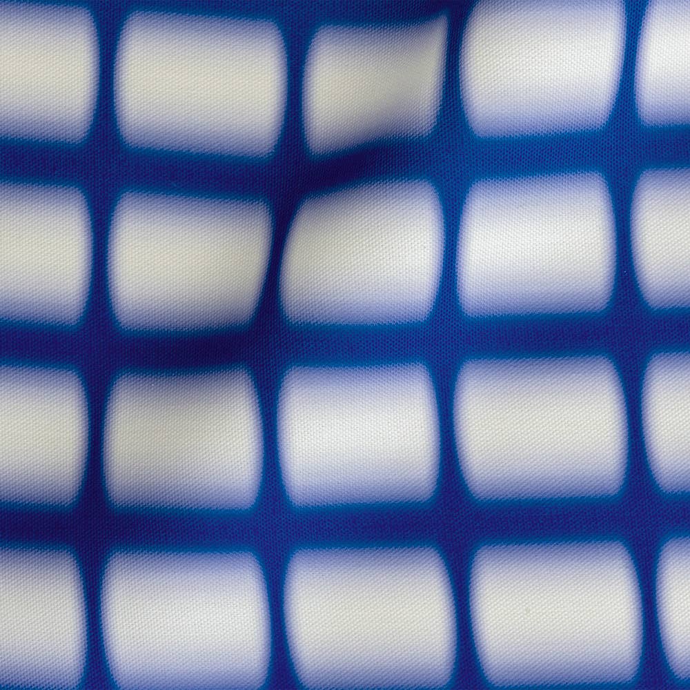 COUPON tissu extérieure Dégradé Grille Bleu