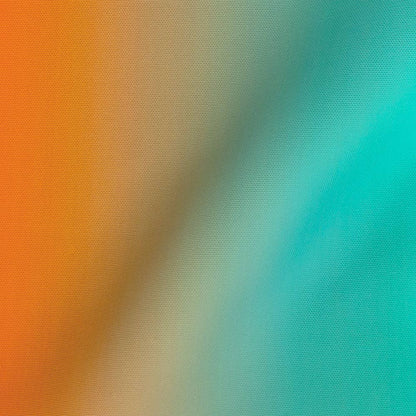 Coupon tissu d'extérieur Dégradé Orange Bleu x mètres