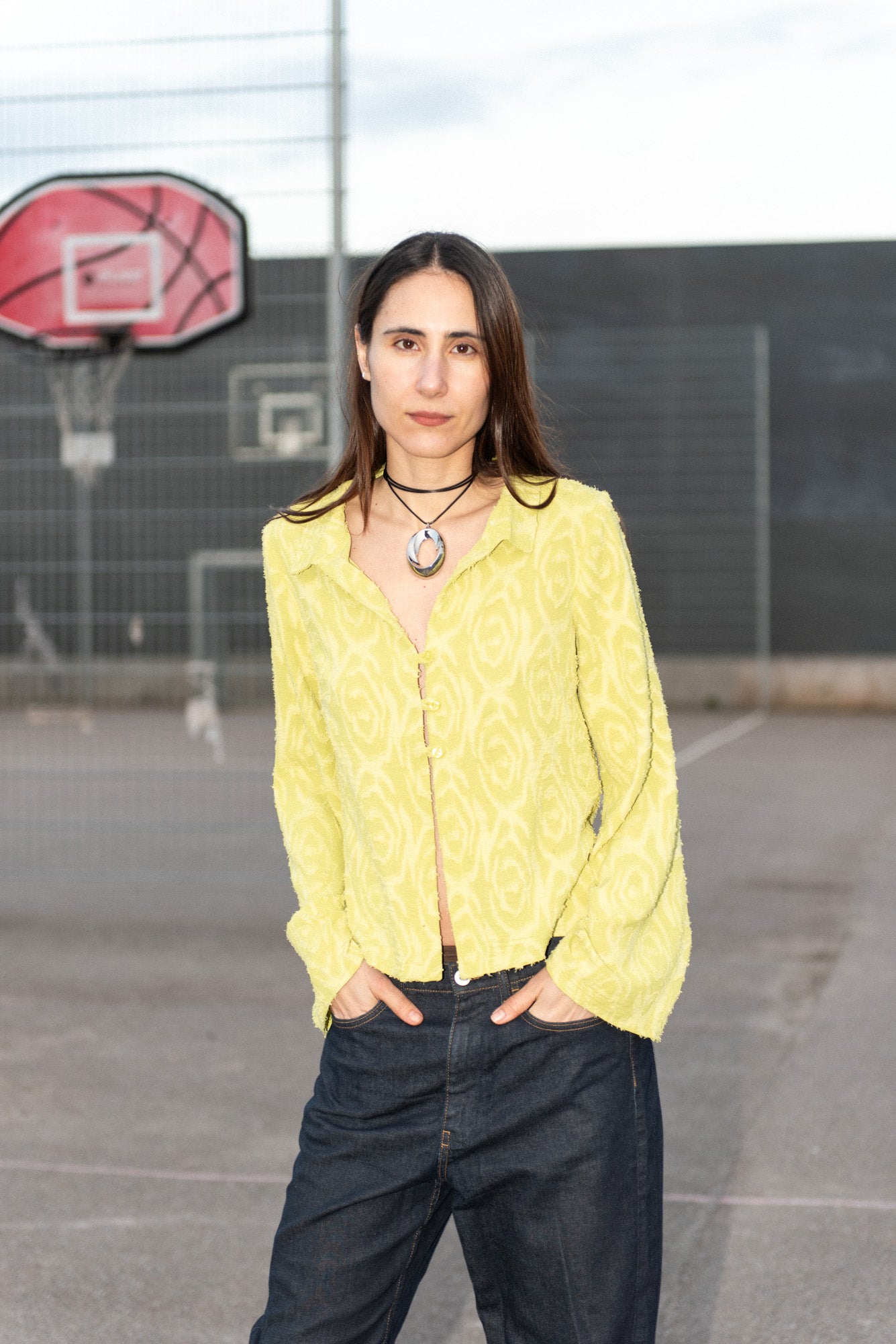PUFF & PENCIL COLLARED BLOUSE