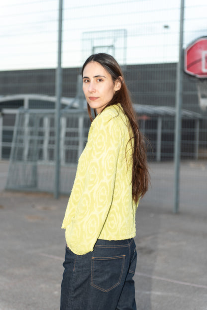 PUFF & PENCIL COLLARED BLOUSE