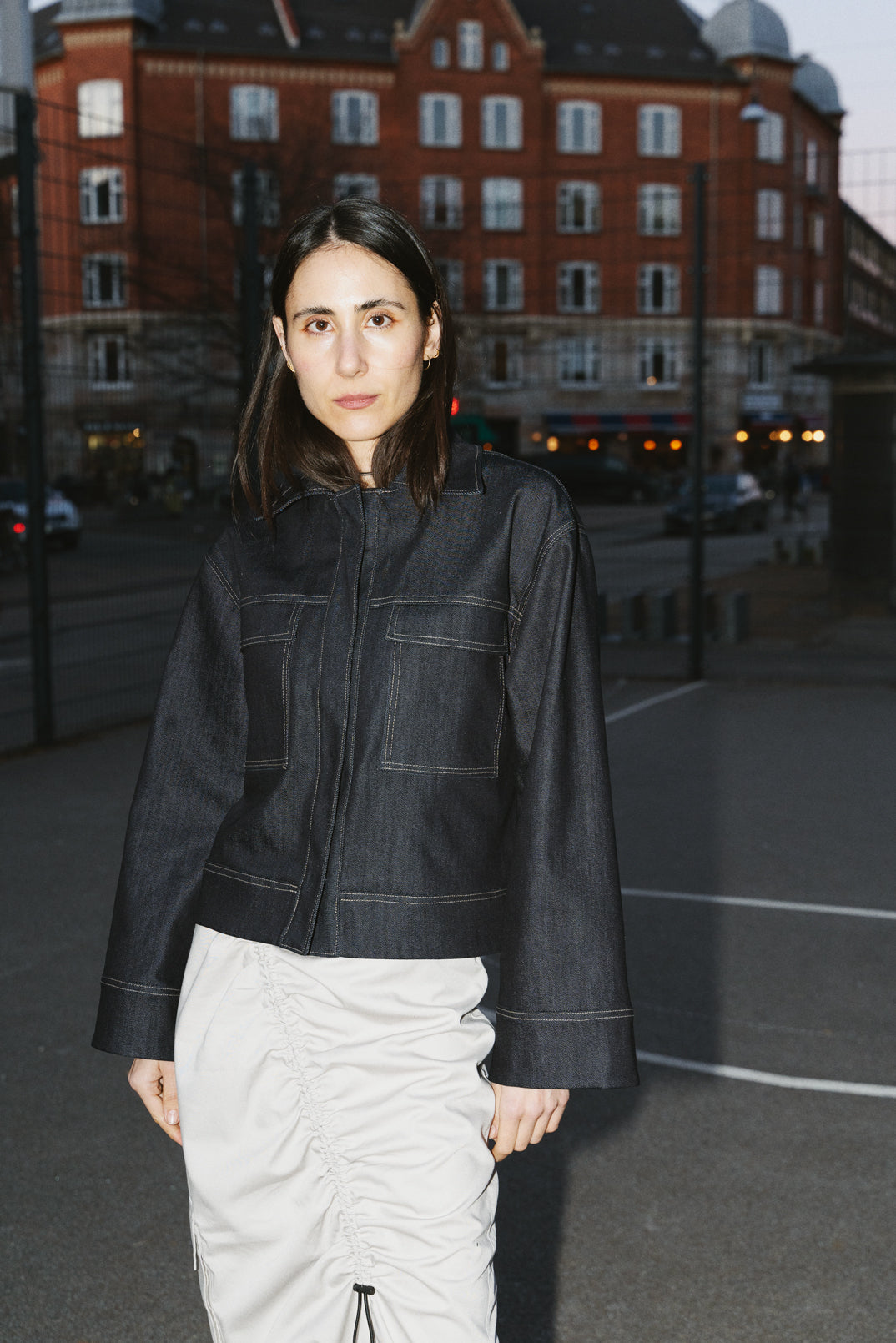 PUFF & PENCIL TOP STITCH VEST