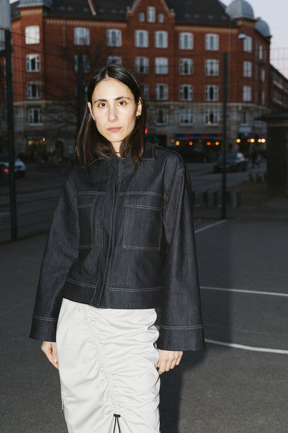 PUFF & PENCIL TOP STITCH VEST