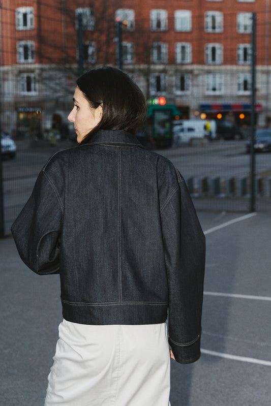 PUFF & PENCIL TOP STITCH VEST