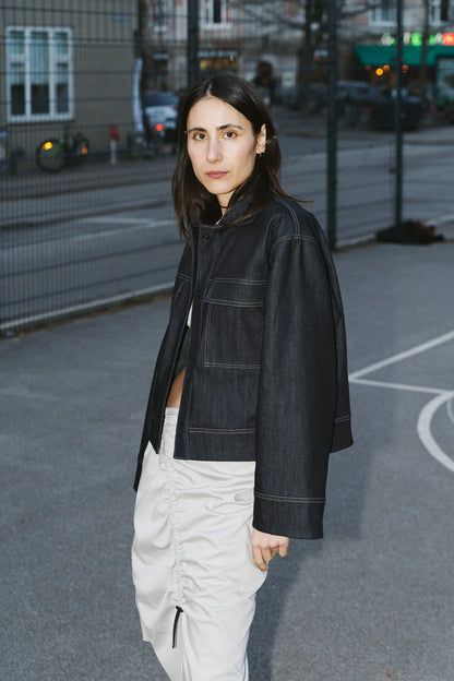 PUFF & PENCIL TOP STITCH VEST