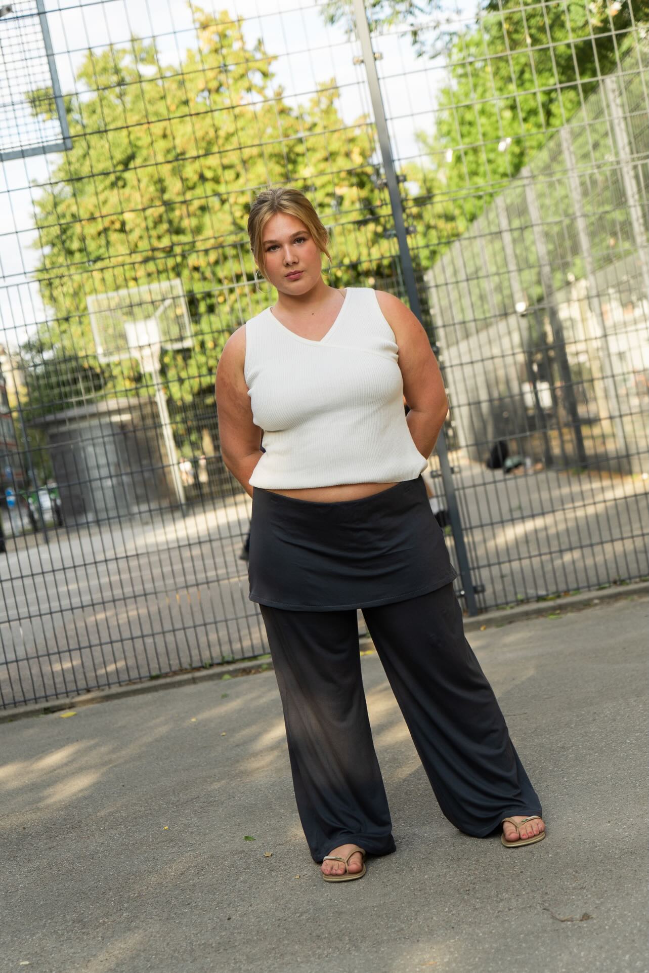 PUFF & PENCIL SKIRTY PANTS