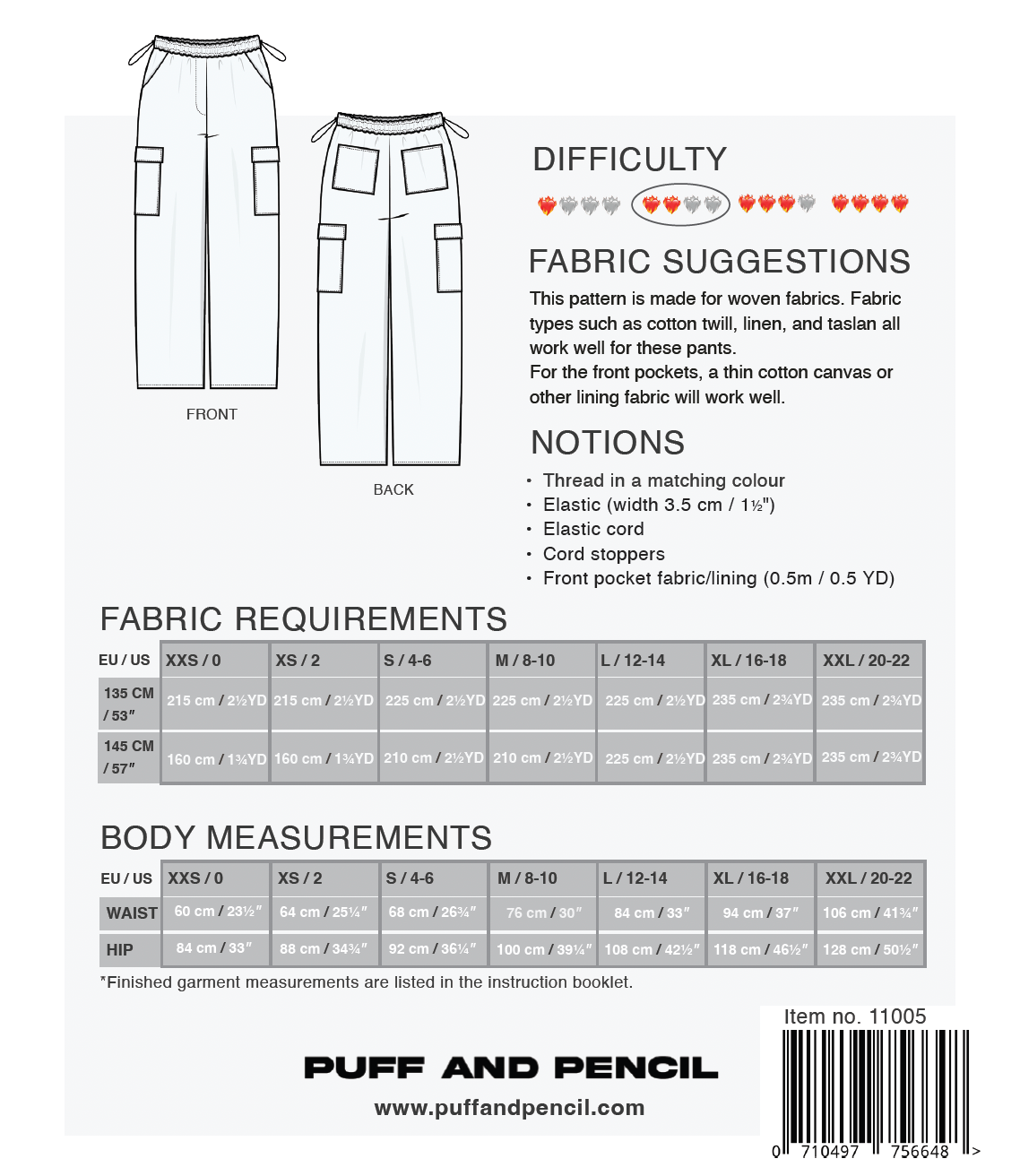 PUFF & PENCIL VERSA PANTS