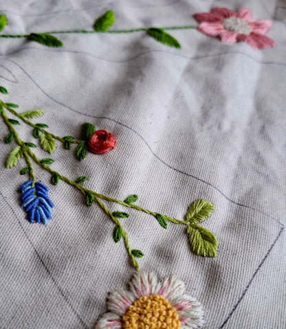 ATELIER Initiation à la broderie fleurs & végétaux La Fille du Pont