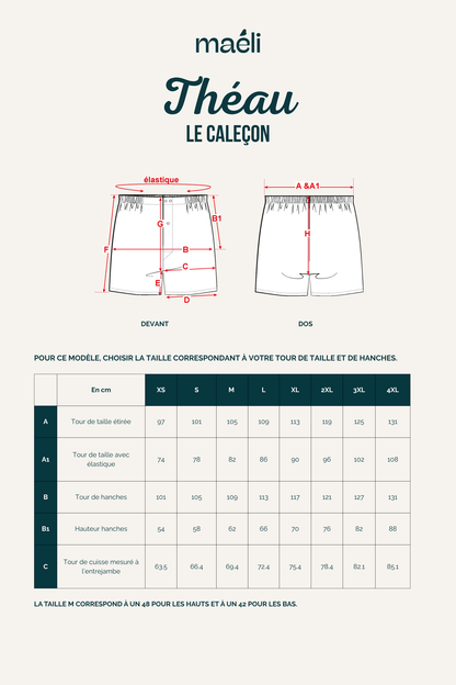 Patron caleçon Théau