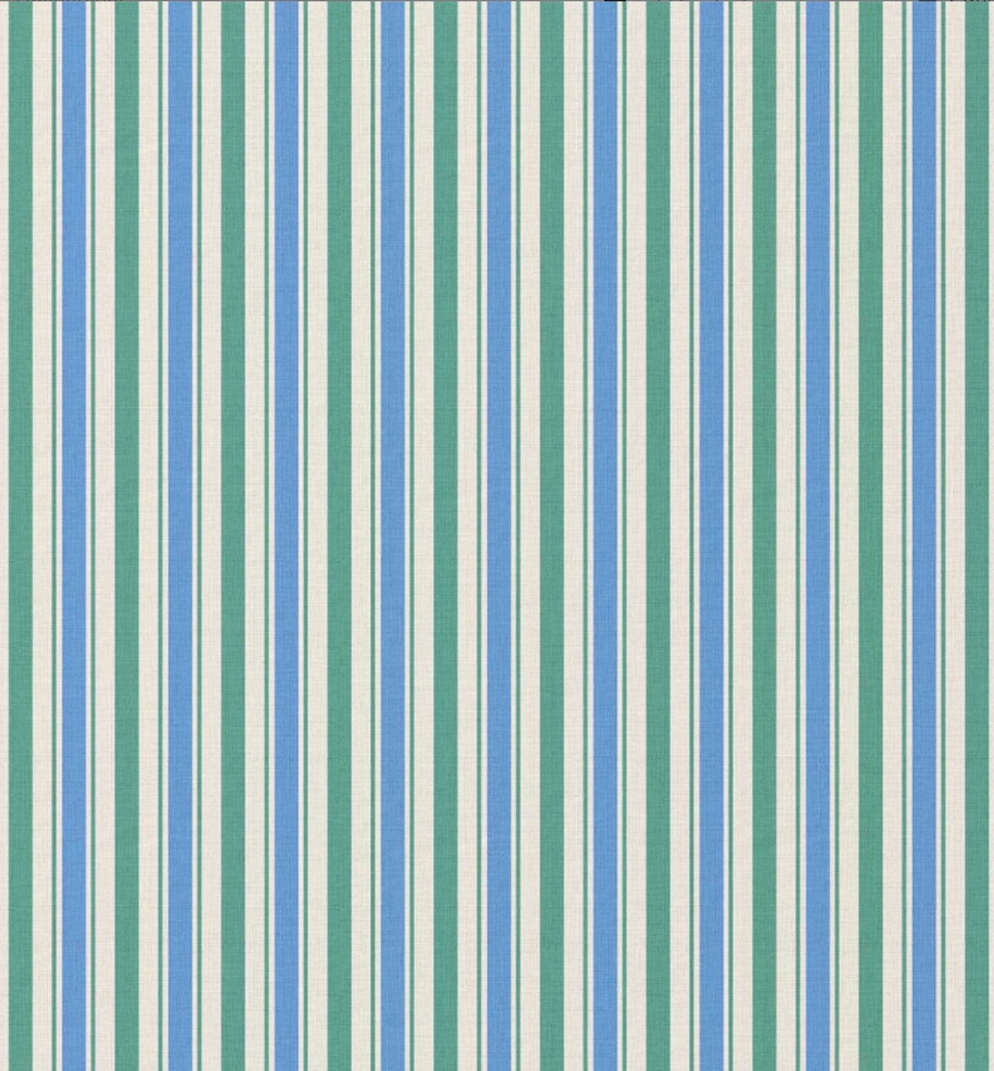 Popeline Lydia vert/bleu