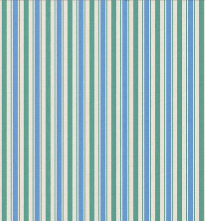 Popeline Lydia vert/bleu