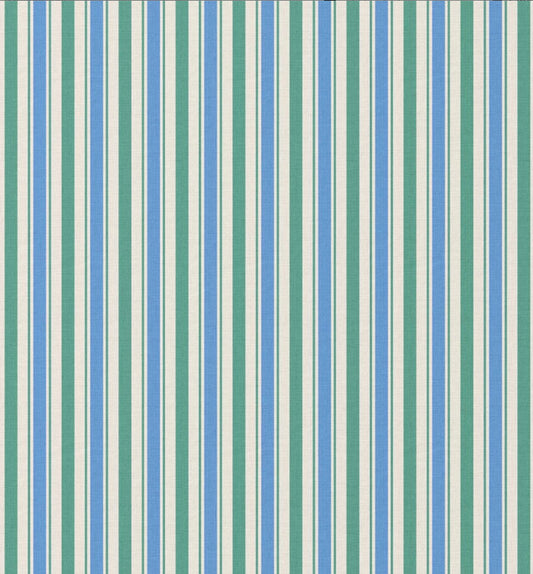 Popeline Lydia vert/bleu