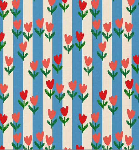 Popeline Tulipes