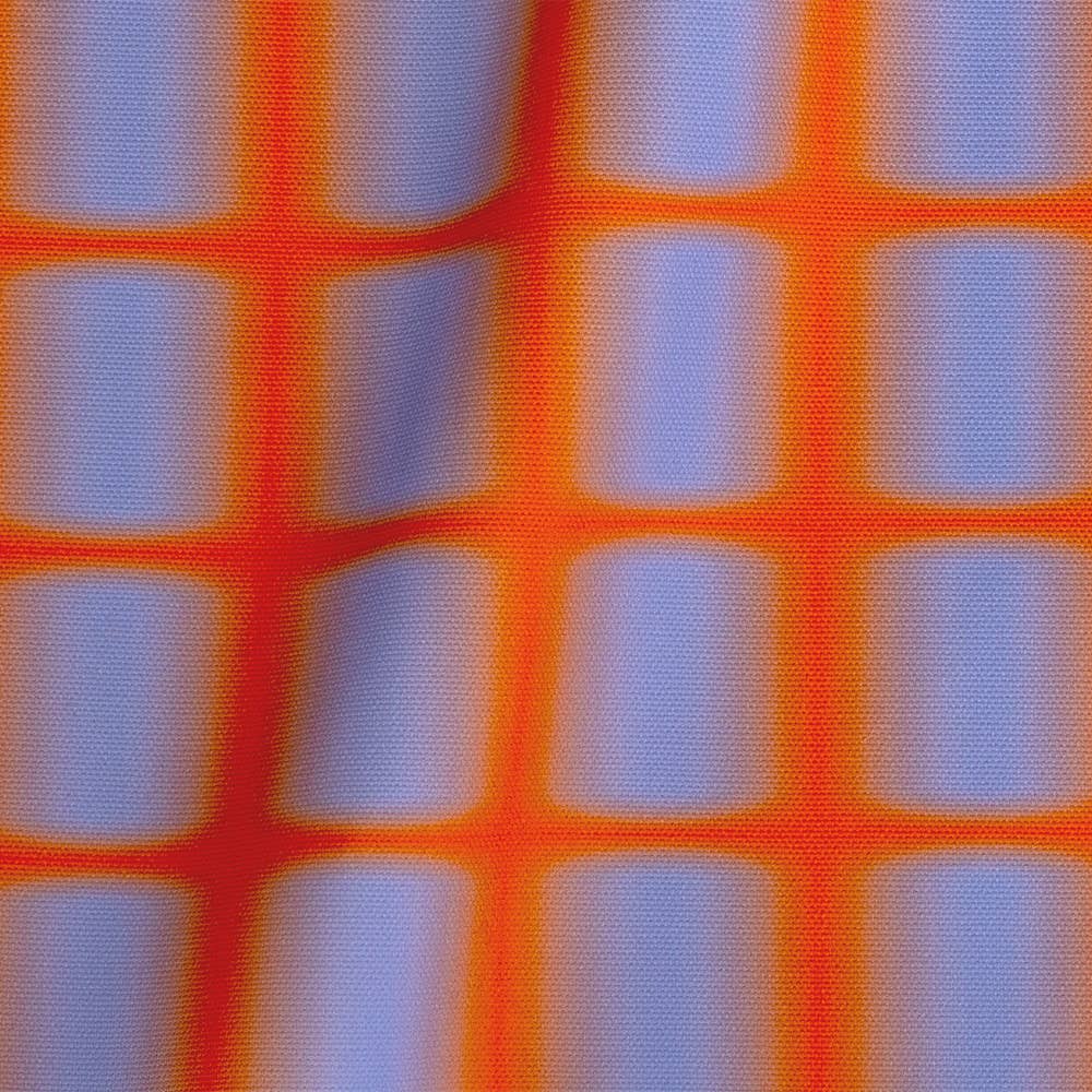 Coupon tissu d’extérieur Gradient Grid Lilas x mètres