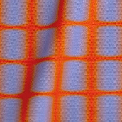 Coupon tissu d’extérieur Gradient Grid Lilas x mètres