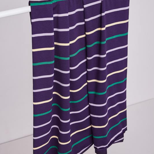 Jersey Nova Stripe Mauve