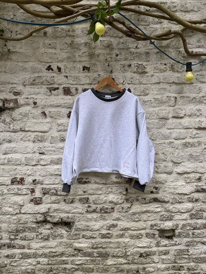 Pull gris clair