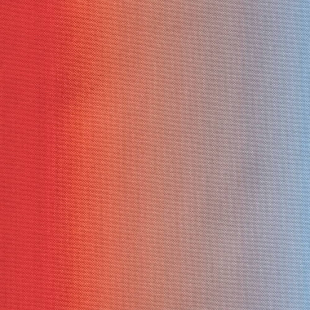 Coupon tissu d’extérieure Dégradé Bleu Rouge x mètres