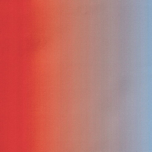 Coupon tissu d’extérieure Dégradé Bleu Rouge x mètres