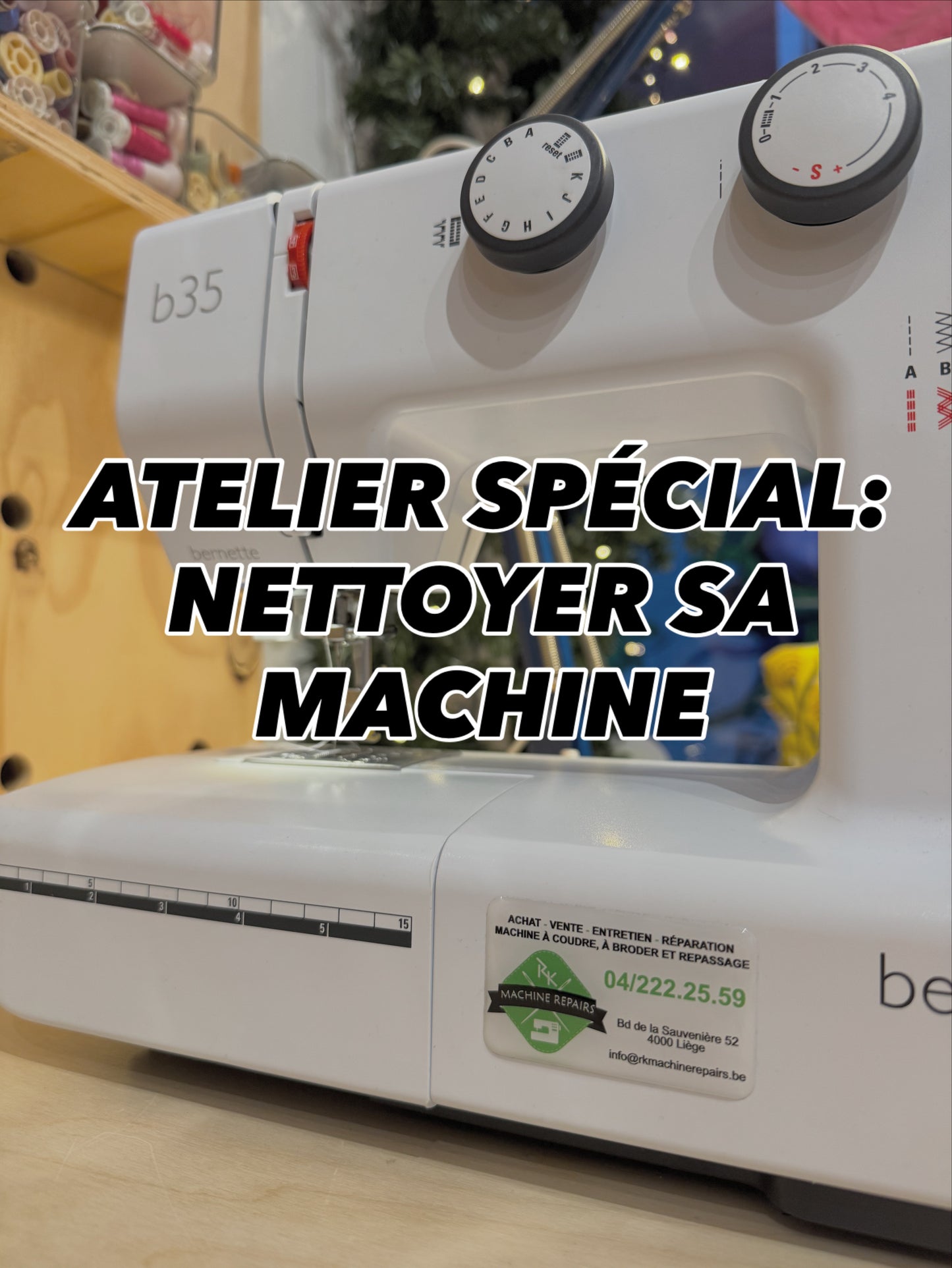ATELIER NETTOYAGE MACHINE avec RK Repairs 02/09