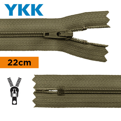 TIRETTE 22CM NON DETACHABLE YKK (coloris variés)
