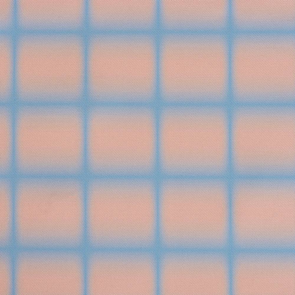 Coupon tissu d’extérieure Dégradé Grille Rose x mètres