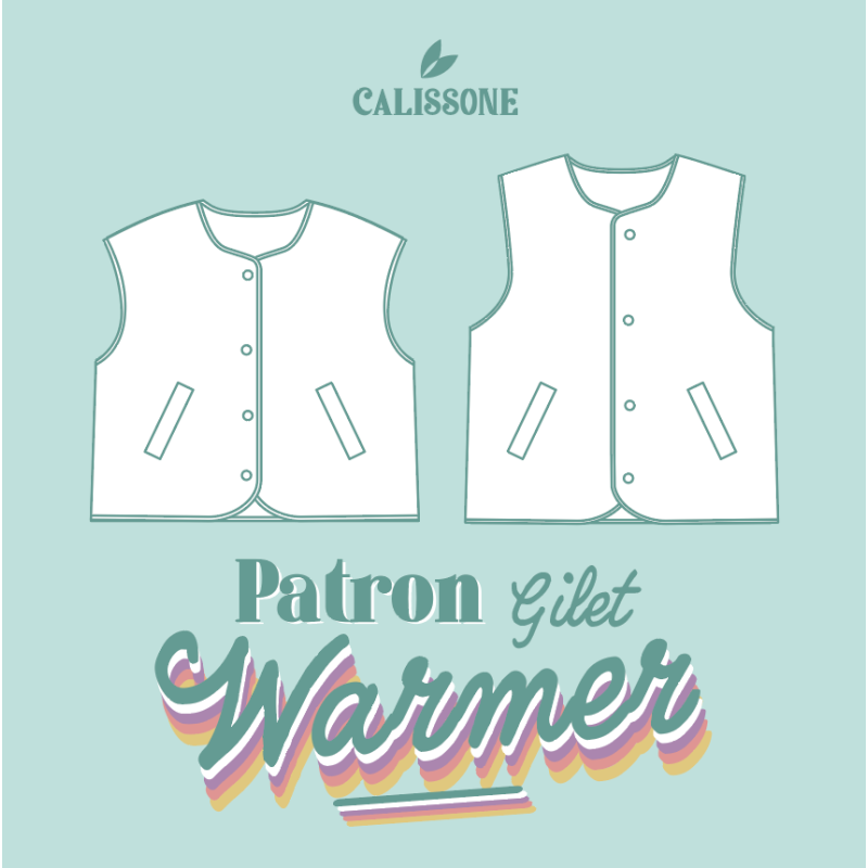 Patron Pochette Gilet Warmer