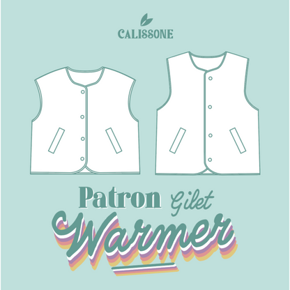 Patron Pochette Gilet Warmer