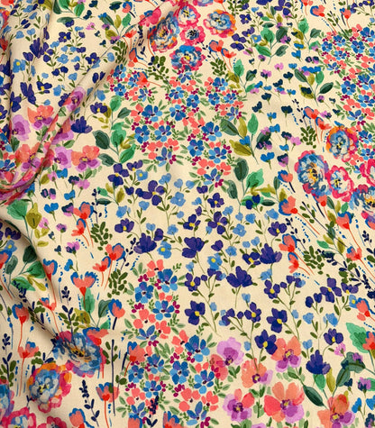Viscose Jachère Fleurie Cousette