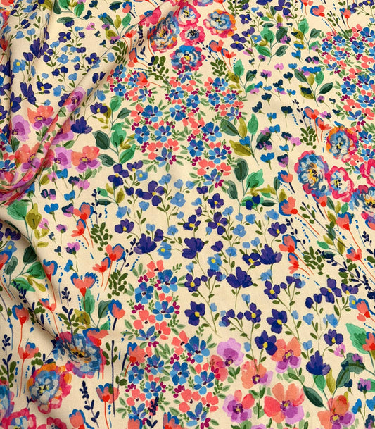 Viscose Jachère Fleurie Cousette