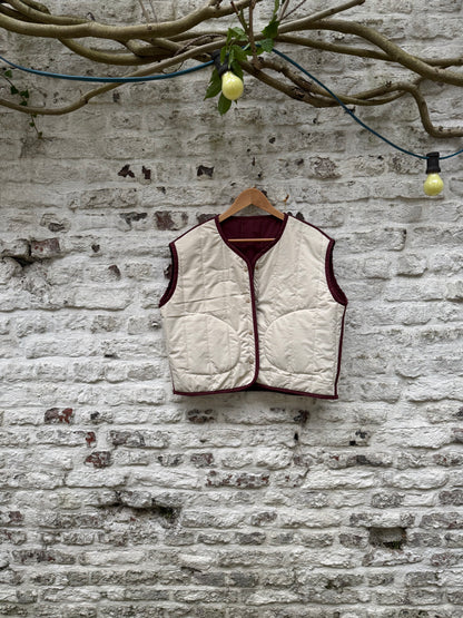 Gilet sans manches réversible