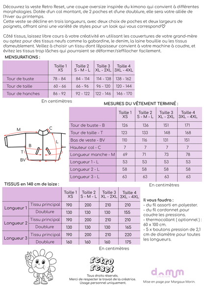 Patron Retro Reset: La Veste