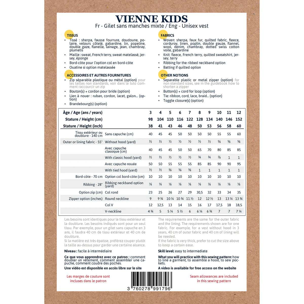 Patron Ikatee Vienne Kids