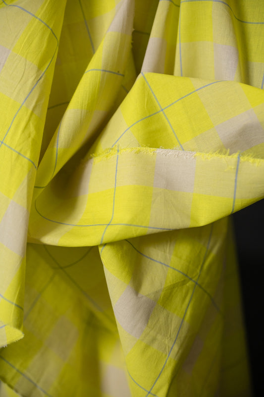 Merchant & Mills carreaux jaune meringue