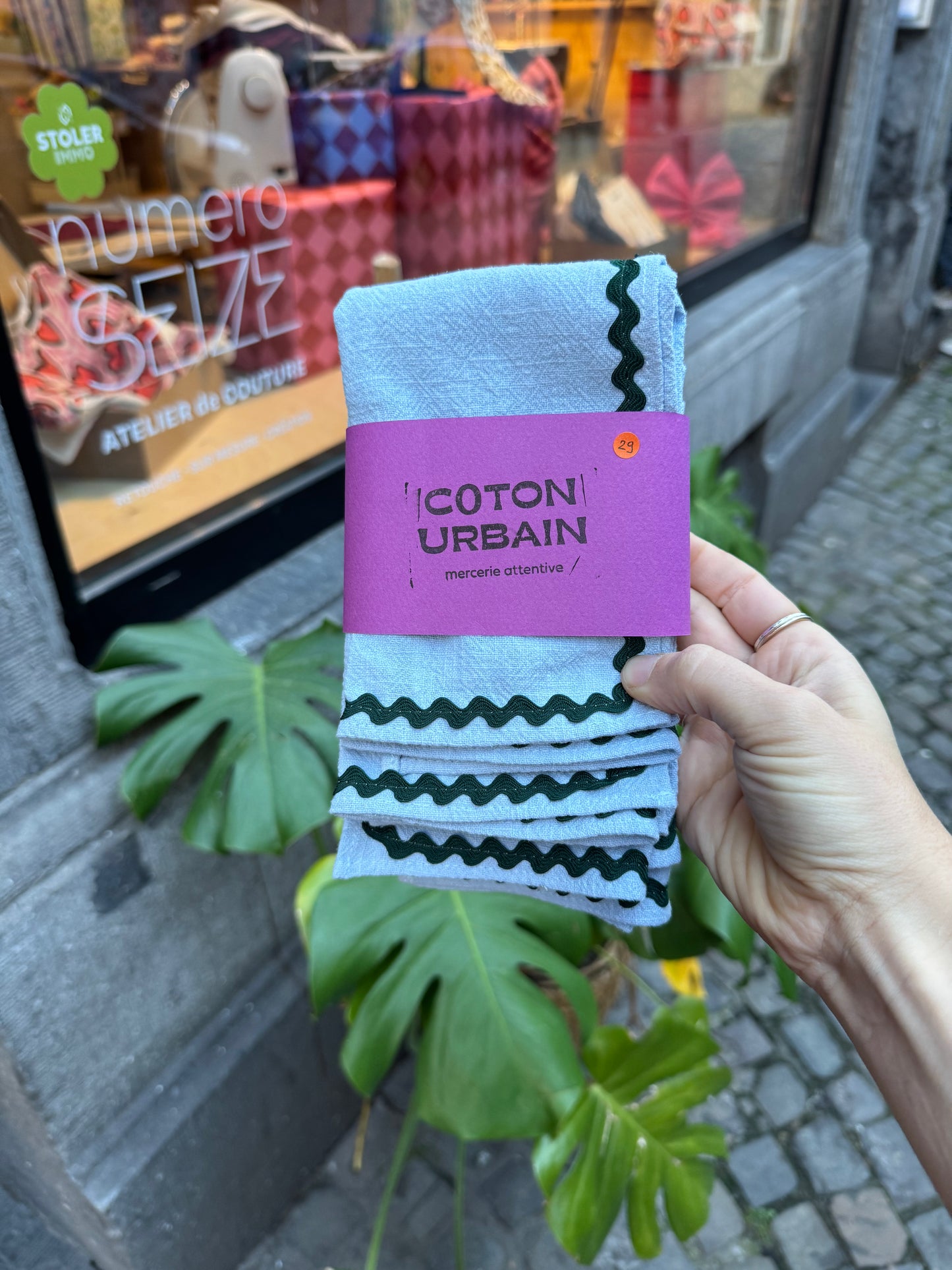 Serviettes de table croquet