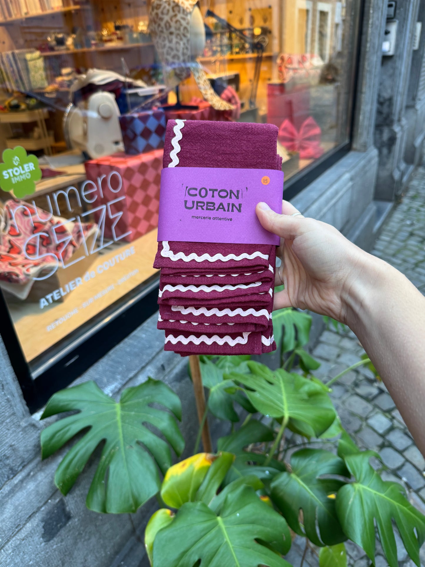 Serviettes de table croquet