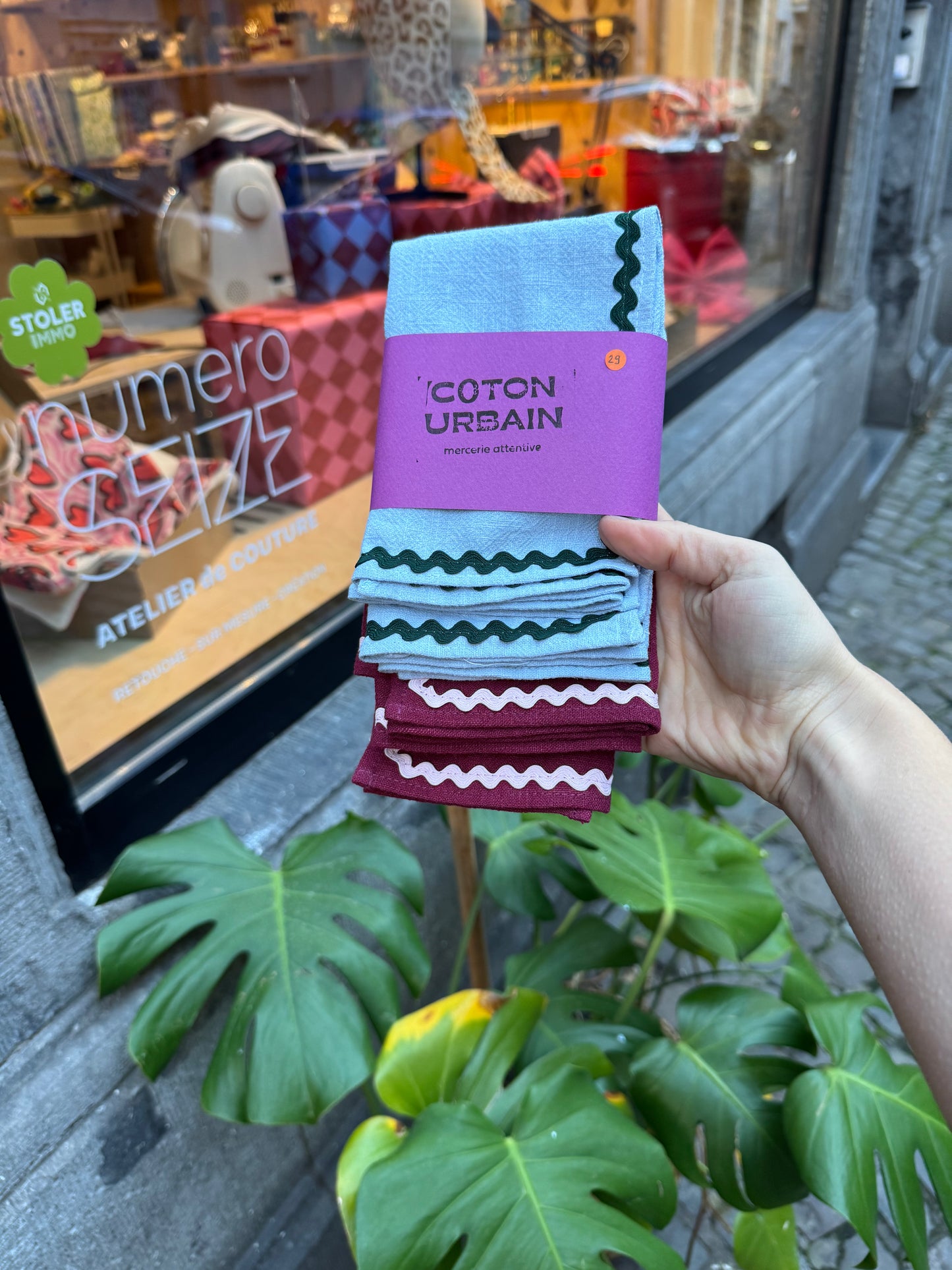 Serviettes de table croquet